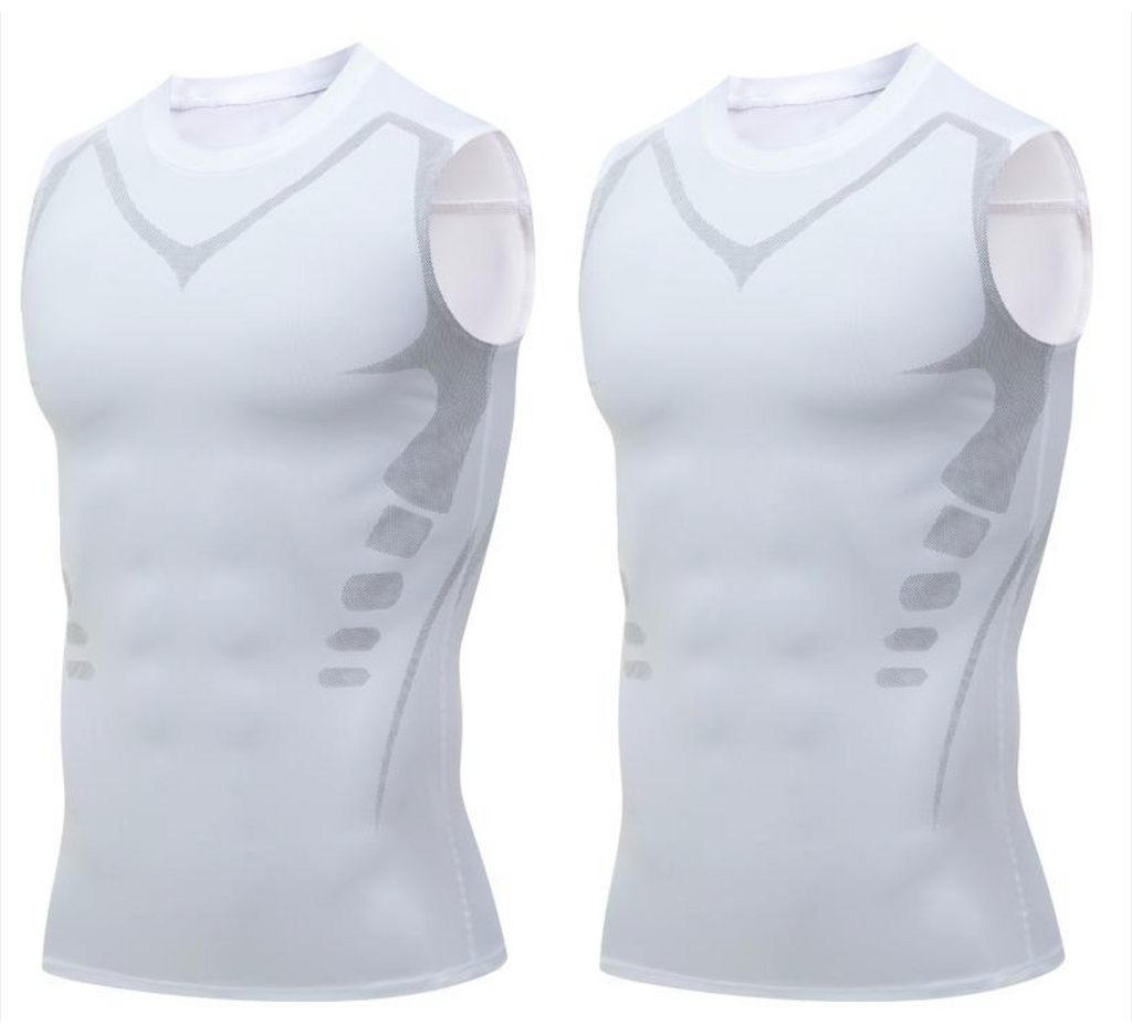🔥💪 Ionic Shaping Vest – Compression & Cooling – Body Contouring & Sleeveless – Invisible Under Clothes 🕶️