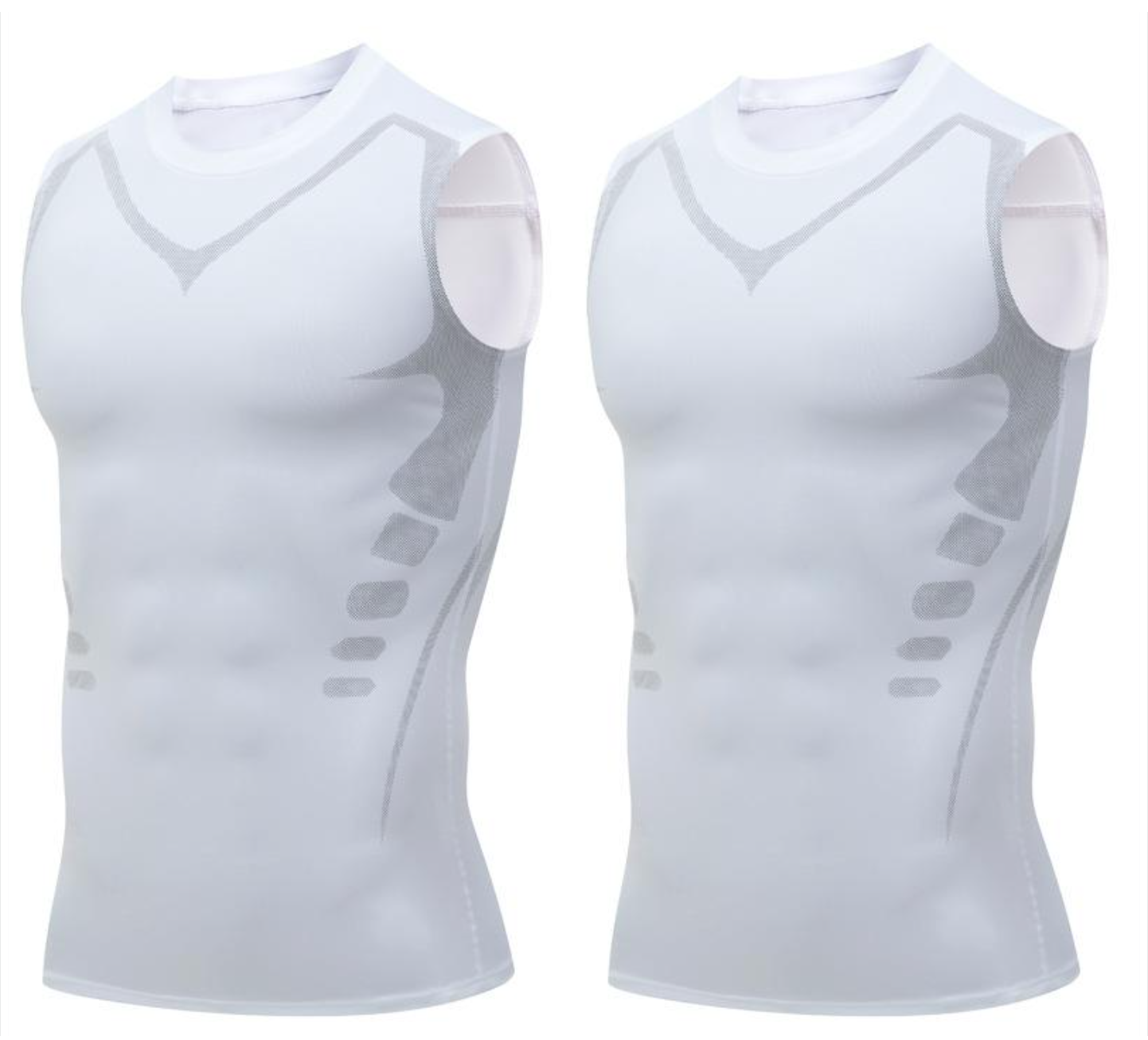 🔥💪 Ionic Shaping Vest – Compression & Cooling – Body Contouring & Sleeveless – Invisible Under Clothes 🕶️