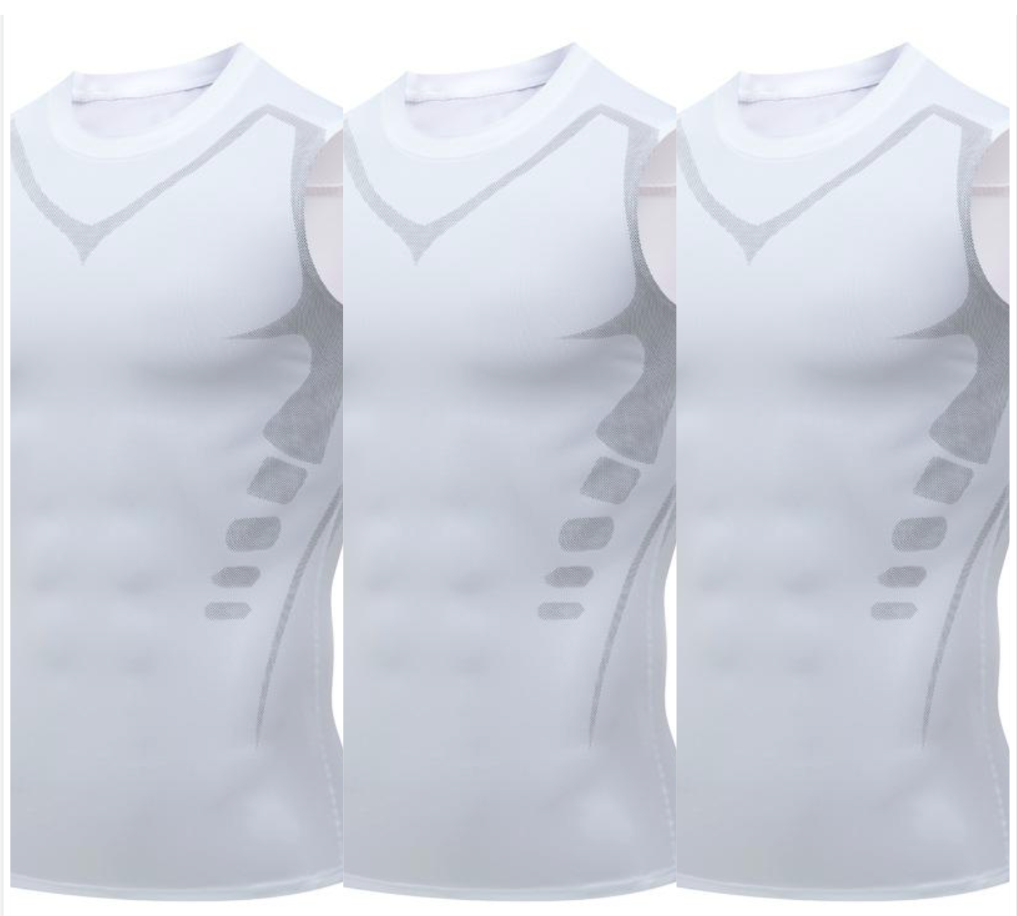 🔥💪 Ionic Shaping Vest – Compression & Cooling – Body Contouring & Sleeveless – Invisible Under Clothes 🕶️