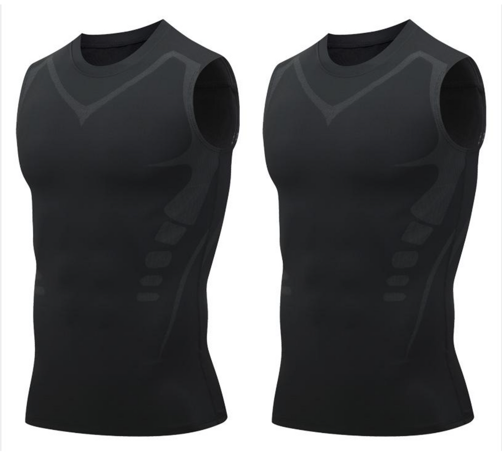 🔥💪 Ionic Shaping Vest – Compression & Cooling – Body Contouring & Sleeveless – Invisible Under Clothes 🕶️