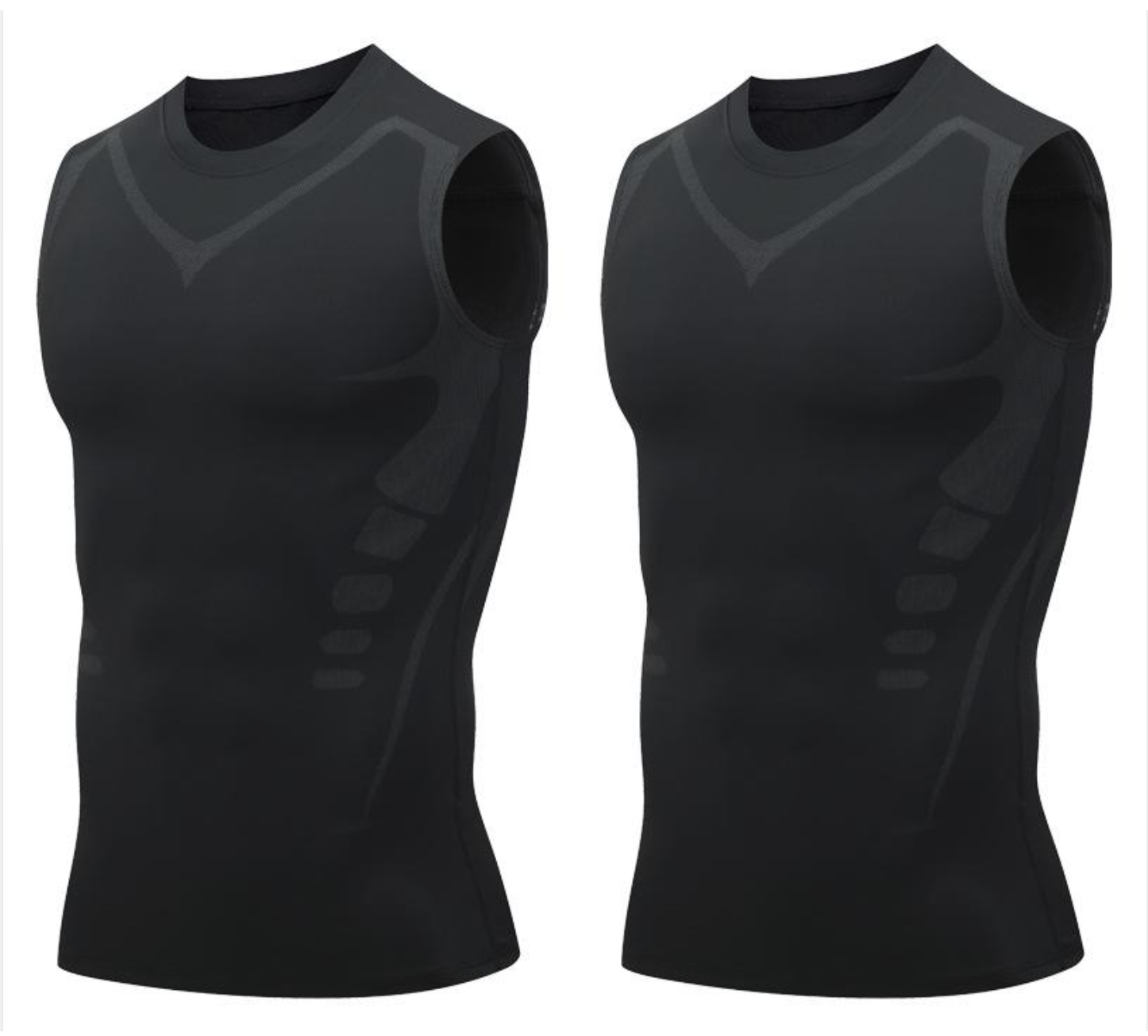 🔥💪 Ionic Shaping Vest – Compression & Cooling – Body Contouring & Sleeveless – Invisible Under Clothes 🕶️