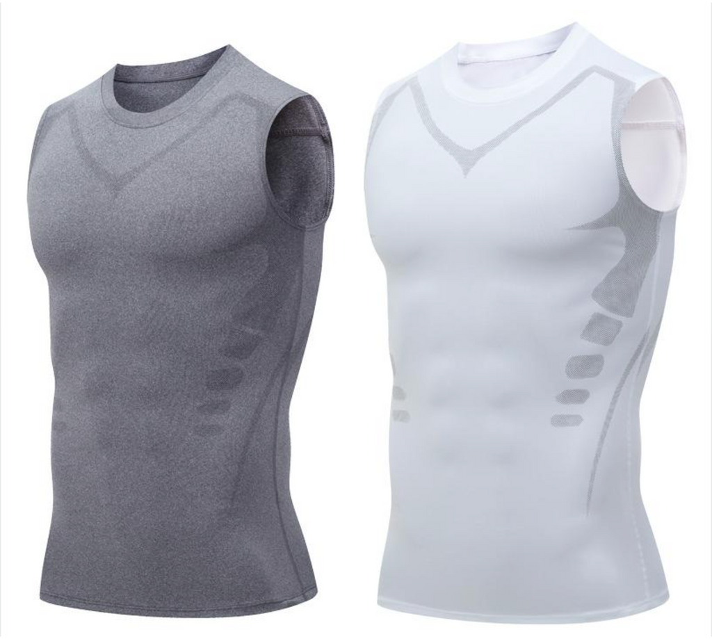 🔥💪 Ionic Shaping Vest – Compression & Cooling – Body Contouring & Sleeveless – Invisible Under Clothes 🕶️