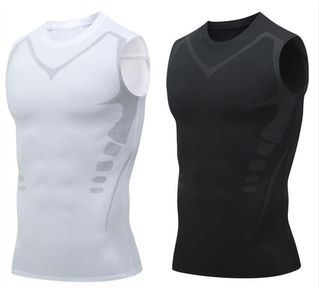🔥💪 Ionic Shaping Vest – Compression & Cooling – Body Contouring & Sleeveless – Invisible Under Clothes 🕶️