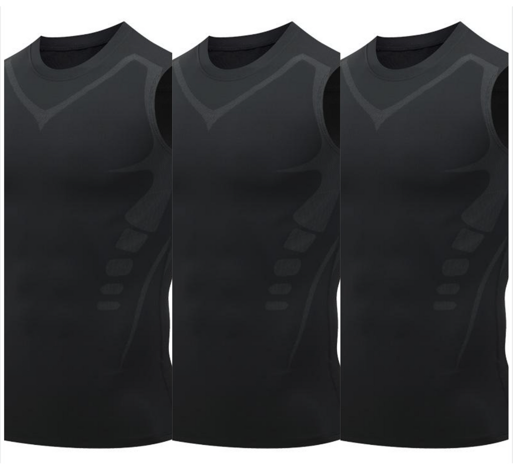 🔥💪 Ionic Shaping Vest – Compression & Cooling – Body Contouring & Sleeveless – Invisible Under Clothes 🕶️