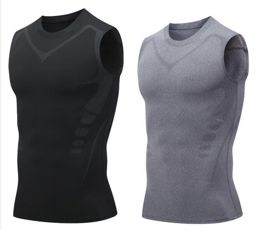 🔥💪 Ionic Shaping Vest – Compression & Cooling – Body Contouring & Sleeveless – Invisible Under Clothes 🕶️
