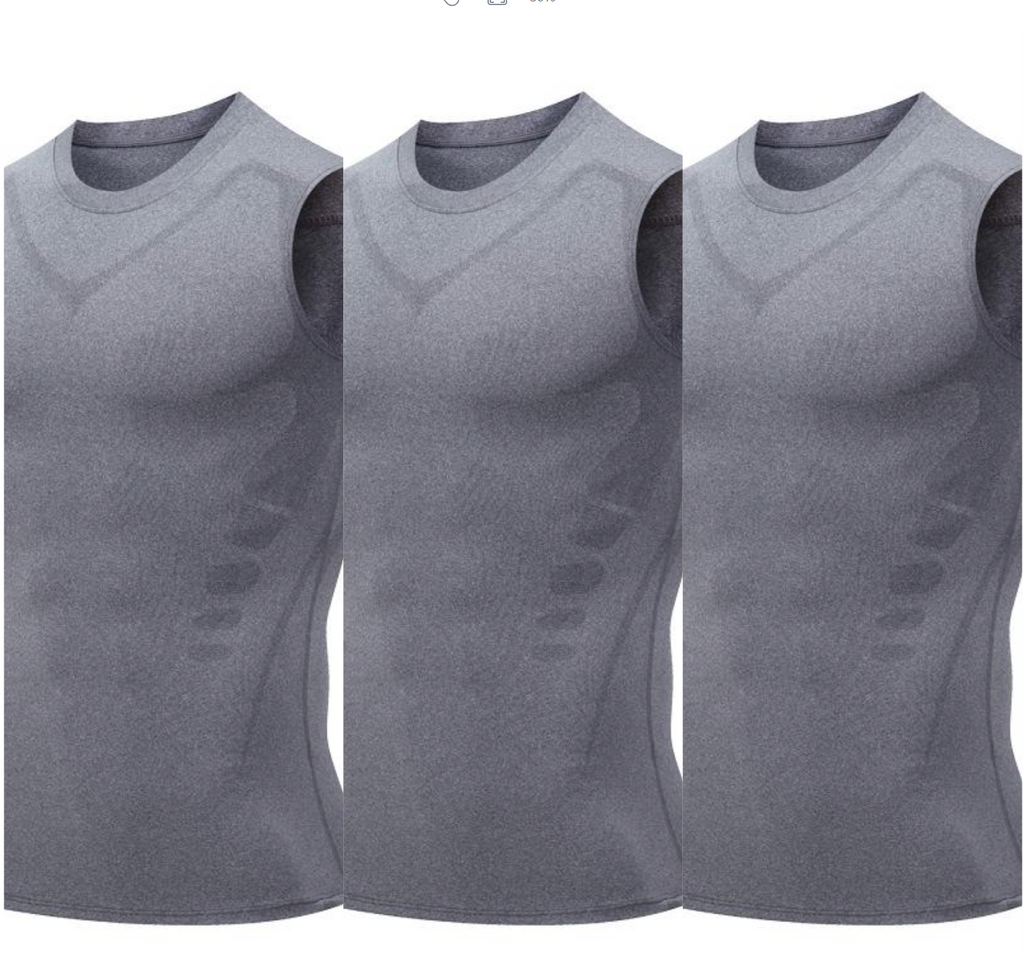 🔥💪 Ionic Shaping Vest – Compression & Cooling – Body Contouring & Sleeveless – Invisible Under Clothes 🕶️