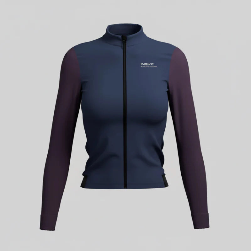 Long Sleeve Jersey Cycling Thermal Fleece Windproof