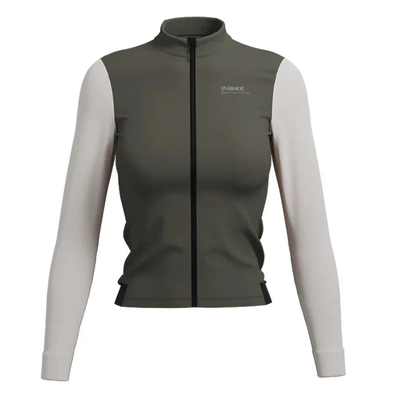 Long Sleeve Jersey Cycling Thermal Fleece Windproof