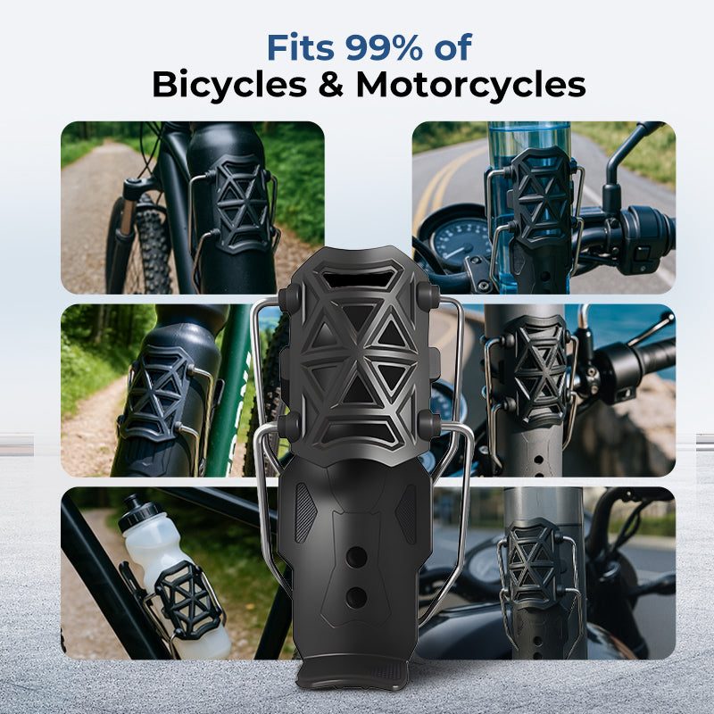 🎁 Limited-time promotional bundle 🔥Adaptive Cycling Bottle Holder and Cleaning brush