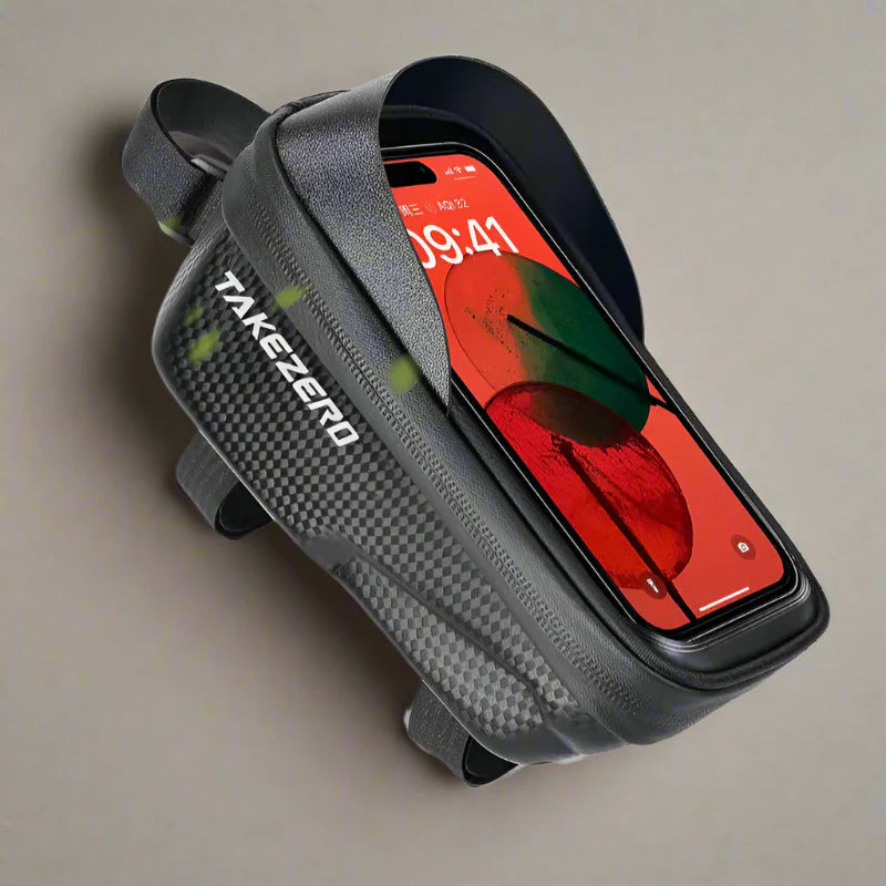 Waterproof Bicycle Bag - For Road or MTB bikes With Phone Holder